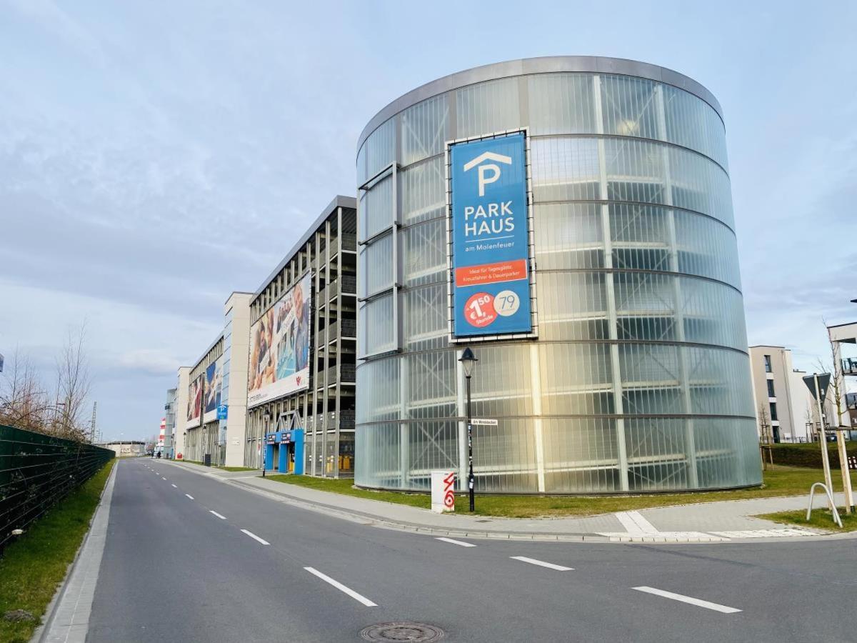 Blaue Koje Lägenhet Rostock Exteriör bild